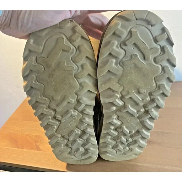 Bearpaw 1955W Phylly Mid Calf Boots in Hickory Suede Womens Size 7 Back Laces - Picture 10 of 15